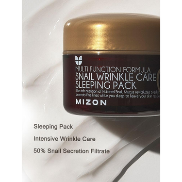 MIZON Snail Wrinkle Care Sleeping Pack 80ml