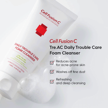 Cell Fusion C TRE.AC Daily Trouble Care Foam Cleanser 130ml