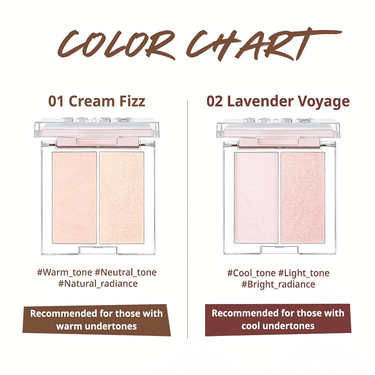 CLIO Prism Highlighter Duo - 2 Colors