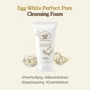 SKINFOOD Egg White Perfect Pore Cleansing Foam 150ml