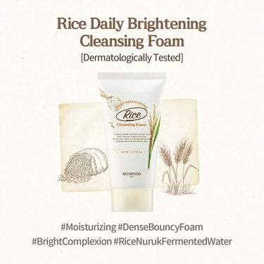 SKINFOOD Rice Daily Brightening Cleansing Foam 150ml