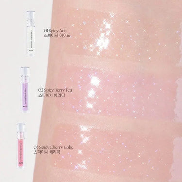 CLIO Crystal Gloss Plumper 3.4g x 3 Shades