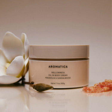 AROMATICA Mellowness Oil-in-Body Cream Magnolia & Sandalwood 200g
