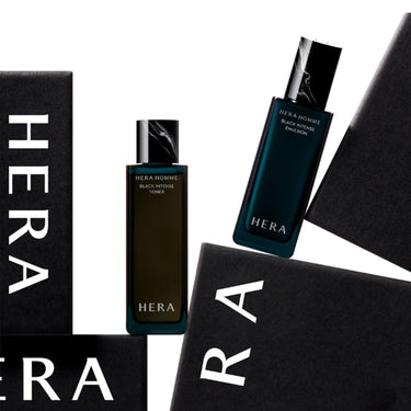 HERA Homme Black Intense Duo Set (Toner 125ml + Emulsion 110ml)