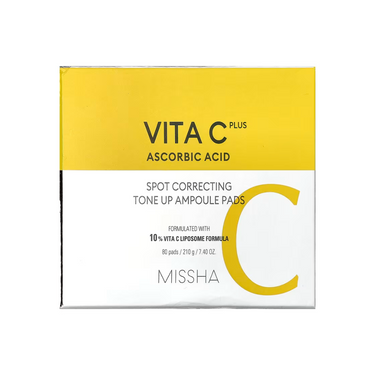 MISSHA Vita C Plus Blemish-C Tone-Up Ampoule Pads 210g (80 Sheets)