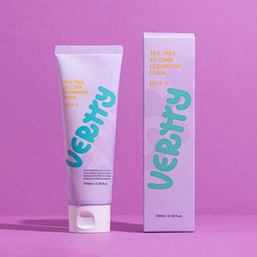VERTTY Acne Relief Functional Tea Tree AC Care Cleansing Foam 100ml