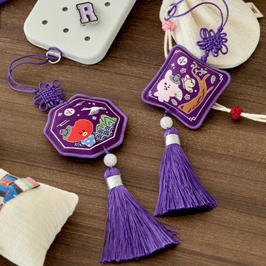 BT21 - Premium K-Edition Embroidered Tassel Keyring