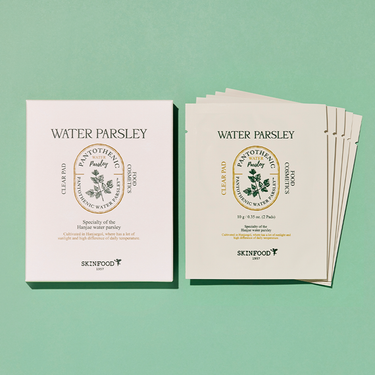 SKINFOOD Pantothenic Water Parsley Clear Pad Pouch Set