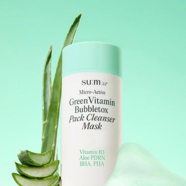 su:m37 Micro Active Green Vitamin Bubble Tox Pack Cleanser Mask 100ml