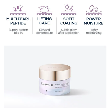 KLAVUU Rejuve Pearlsation Multi Pearl Peptide Cream 50ml