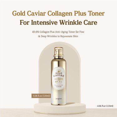 SKINFOOD Gold Caviar Collagen Plus Toner 120ml