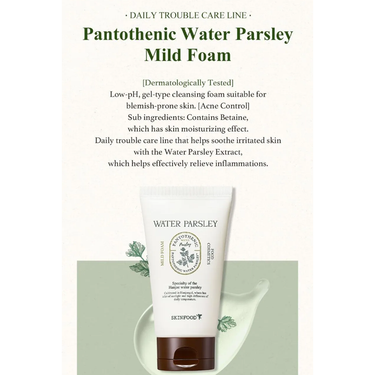 SKINFOOD Pantothenic Water Parsley Mild Foam 150ml