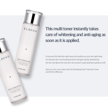 KLAVUU White Pearlsation Revitalizing Pearl Treatment Toner 140ml