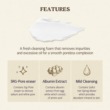 SKINFOOD Egg White Perfect Pore Cleansing Foam 150ml