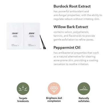 RNW 2-Step Clear Nose Pack Set