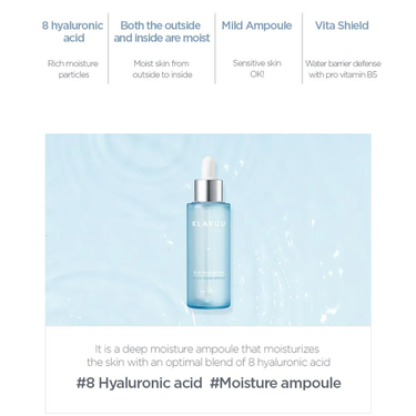 KLAVUU Blue Pearlsation 8 Hydra Marine Ampoule 50ml