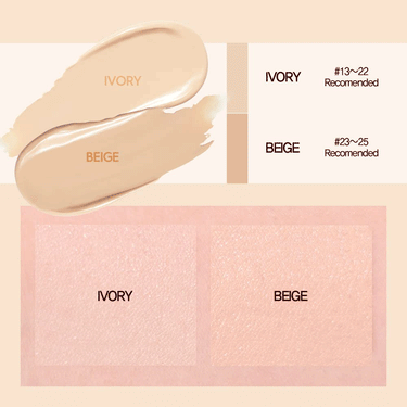 espoir Pro Tailor Be Natural Cushion SPF50 PA++++ 14g *2ea (Original+Refill)
