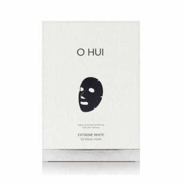OHUI Extreme White 3D Black Facial Mask 27g x 6EA
