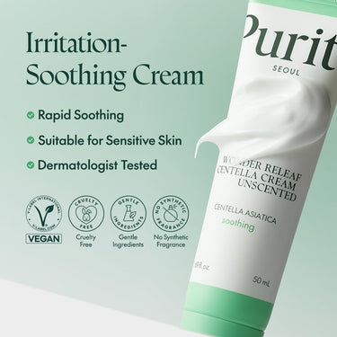 PURITO Wonder Releaf Centella Unscented Recovery Cream 50ml