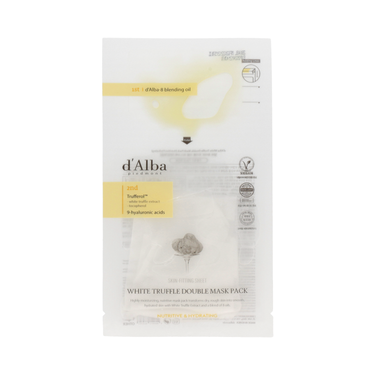 d'Alba White Truffle Double Mask Pack (Nutritive) 32.5g