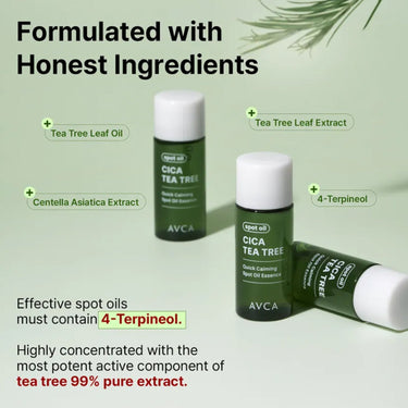 AVCA Cica Tea Tree Quick Calming Spot Oil Essence 8g