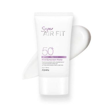 A'PIEU Super Air Fit Mild Sunscreen Matte SPF50+ PA++++ 50ml