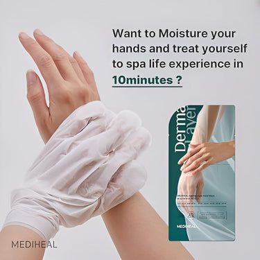 MEDIHEAL Derma Layer Hand & Foot Care Kit (Hand Mask 5ea + Foot Mask 5ea)