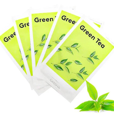 MISSHA Airy Close-Fitting Green Tea Sheet Mask 19g 20ea