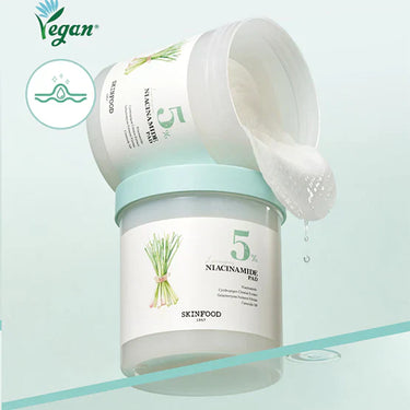 SKINFOOD Lemongrass Niacinamide 5 Pads - 60 Sheets 250g