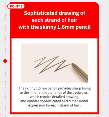 A'PIEU Born To Be Madproof Skinny Brow Pencil 0.08g - 4 Colors