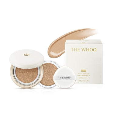 THE WHOO Royal Complexion Glow Cushion + Refill Set (2 Colors)