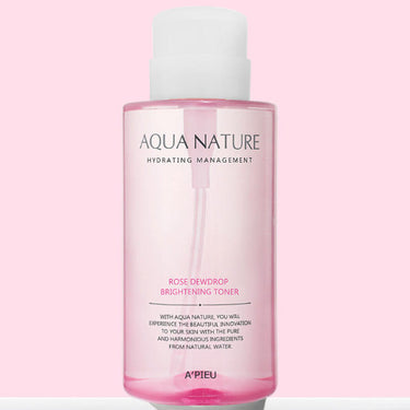 A'PIEU Aqua Nature Rose Dew Drop Brightening Toner 500ml