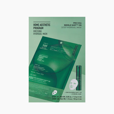 VT COSMETICS Pro Cica Reedle Shot 100 2-Step Hydrogel Mask 4ea