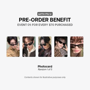 [PRE-ORDER] AND2BLE - Random Trading Card [Sequence 01: Curiosity POP-UP Official MD]