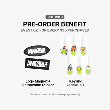 [PRE-ORDER] AND2BLE - Metal Badge Set [Sequence 01: Curiosity POP-UP Official MD]