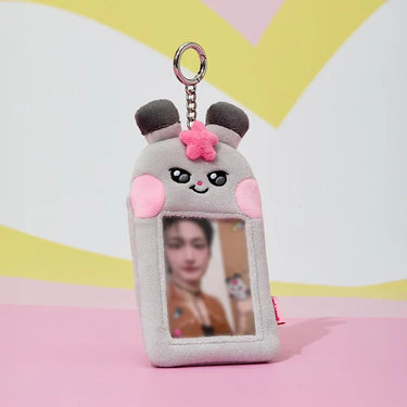 ATEEZ - MIGHTEEZ Plush Photocard Holder Keyring [Press, Start! Enter the MIGHTEEZ POP-UP Vol.2]