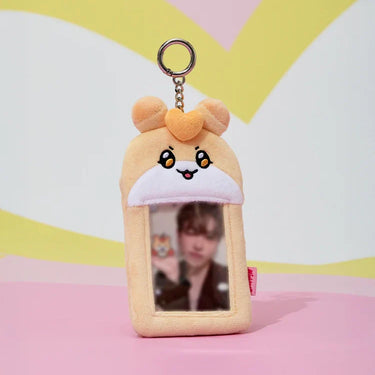 ATEEZ - MIGHTEEZ Plush Photocard Holder Keyring [Press, Start! Enter the MIGHTEEZ POP-UP Vol.2]