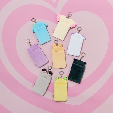 ATEEZ - MIGHTEEZ Plush Photocard Holder Keyring [Press, Start! Enter the MIGHTEEZ POP-UP Vol.2]