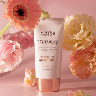 d'Alba Waterfull Pink Tone Up Sunscreen SPF50+ PA++++ 50ml