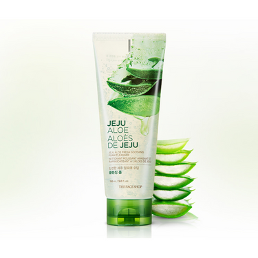 THE FACE SHOP Jeju Aloe Fresh Soothing Foam Cleanser 150ml