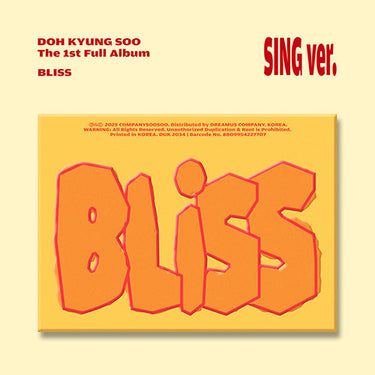 DOH KYUNG SOO - BLISS [1st Album]