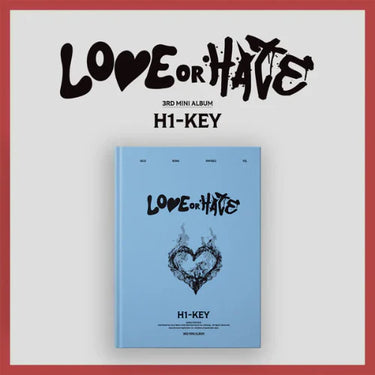 H1-KEY - LOVE or HATE [3rd Mini Album]