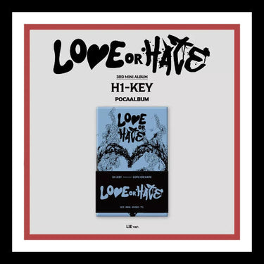 H1-KEY - LOVE or HATE [3rd Mini Album - POCA Ver.]