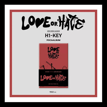 H1-KEY - LOVE or HATE [3rd Mini Album - POCA Ver.]
