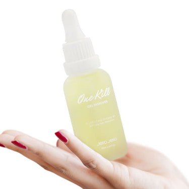 JELLO JELLO 3-Piece Set (Peel Off Base Gel 10ml + Top Gel 10ml + One Kill Remover 30ml)