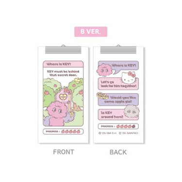 KEY - DIY Keyring Label Charm [Hello Kitty X KEY POP-UP Store Official MD]