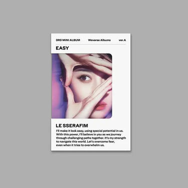 LE SSERAFIM - EASY [3rd Mini Album - Weverse Ver.]