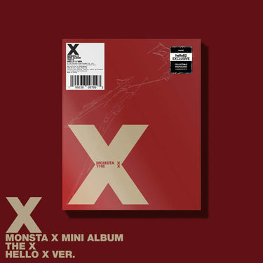 MONSTA X - THE X [13th Mini Album - hello82 Exclusive Ver.]
