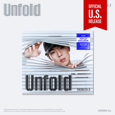 MONSTA X - Unfold [3rd English Album - Digipack POP-UP Ver.]