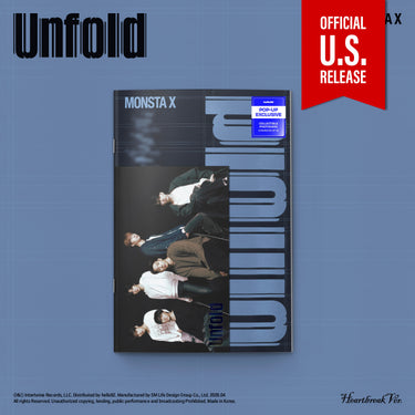 MONSTA X - Unfold [3rd English Album - POP-UP Exclusive Ver.]